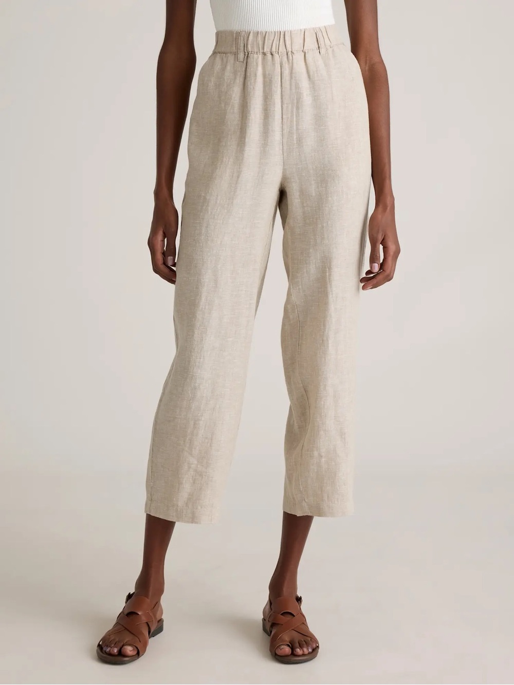 Quince Linen Pull-on Pants Neutral XL